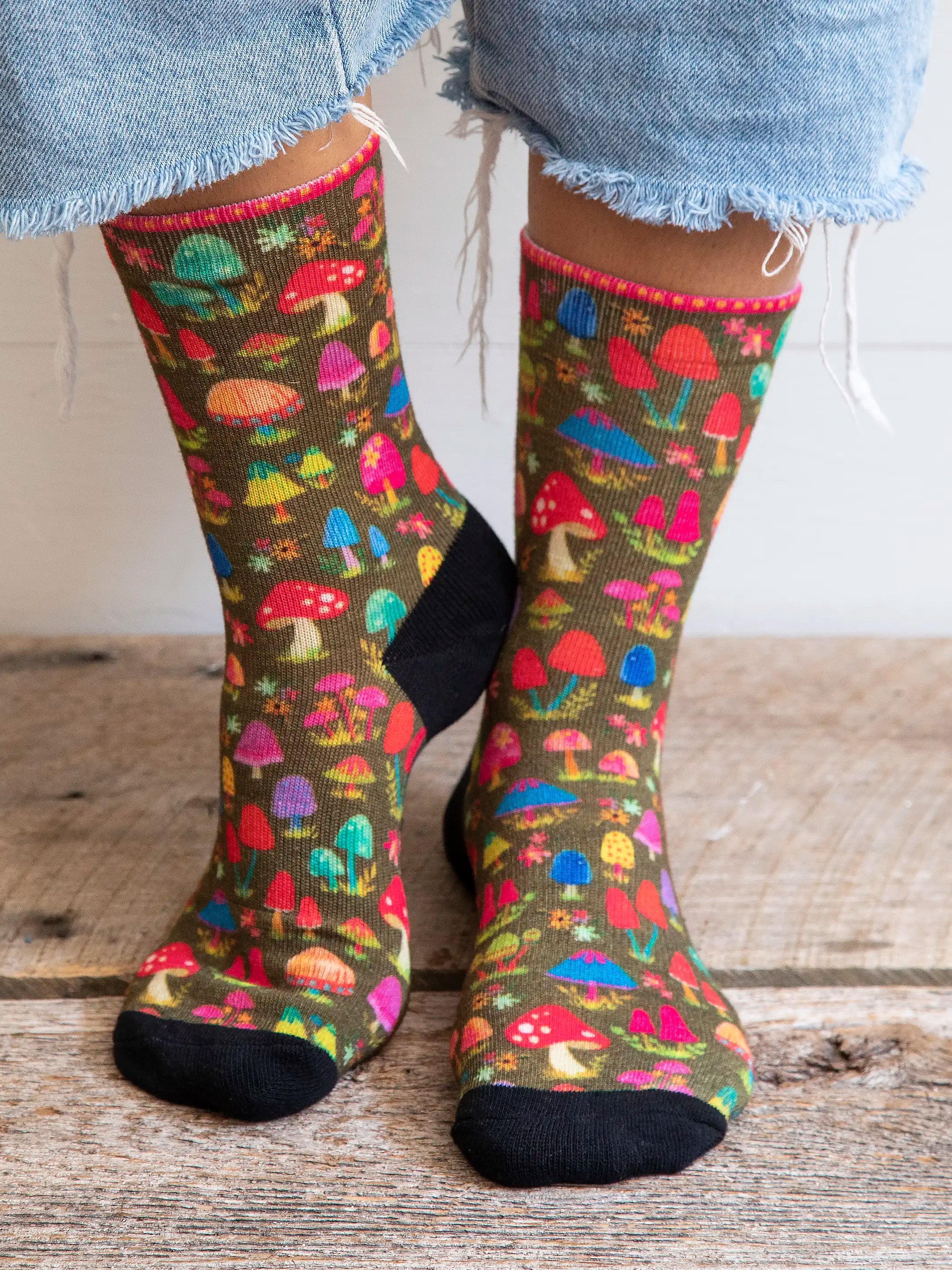 Printed Weekend Sock Set, Set of 2 - Grateful