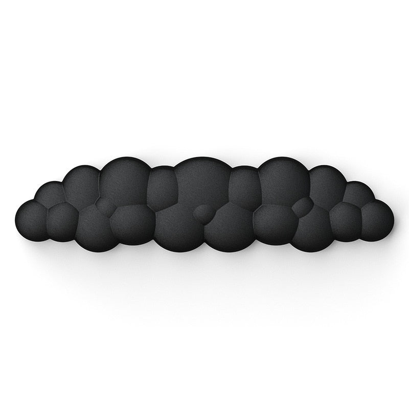 Kawaii Pastel White Cloud Keyboard Desktop Wrist Support Rest / Mouse Pad